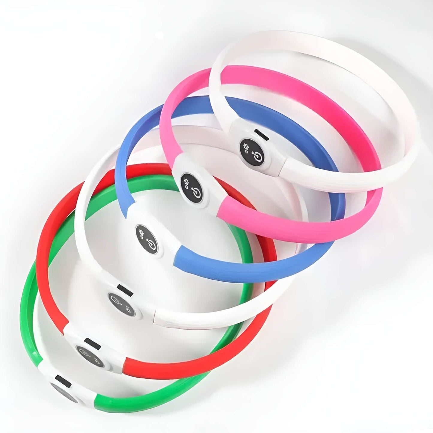 USB Rechargeable LED Dog Collar – Bright, Safe & Adjustable Night Walks