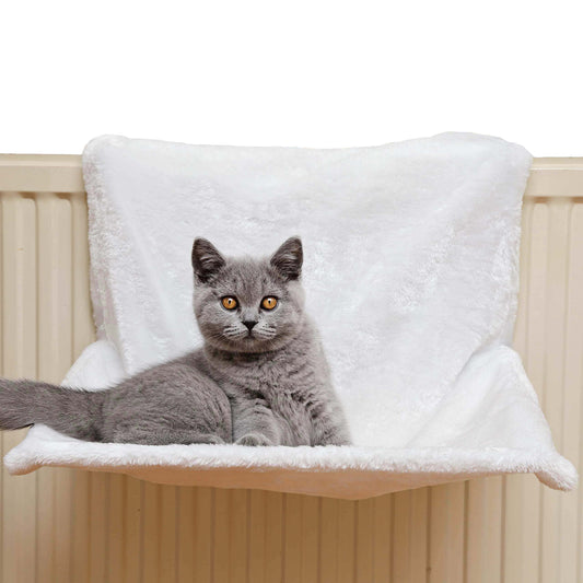 Plush Cat Radiator Bed – The Ultimate Warm & Cozy Lounging Spot