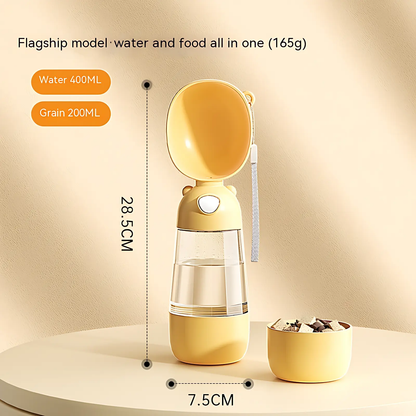 Portable Pet Hydration Bottle – 2-in-1 Water & Snack Dispenser sunnyzoomies