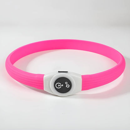 USB Rechargeable LED Dog Collar – Bright, Safe & Adjustable Night Walks
