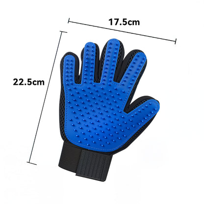 Pet Grooming Glove – Gentle Deshedding, Massage & Bathing Made Easy!