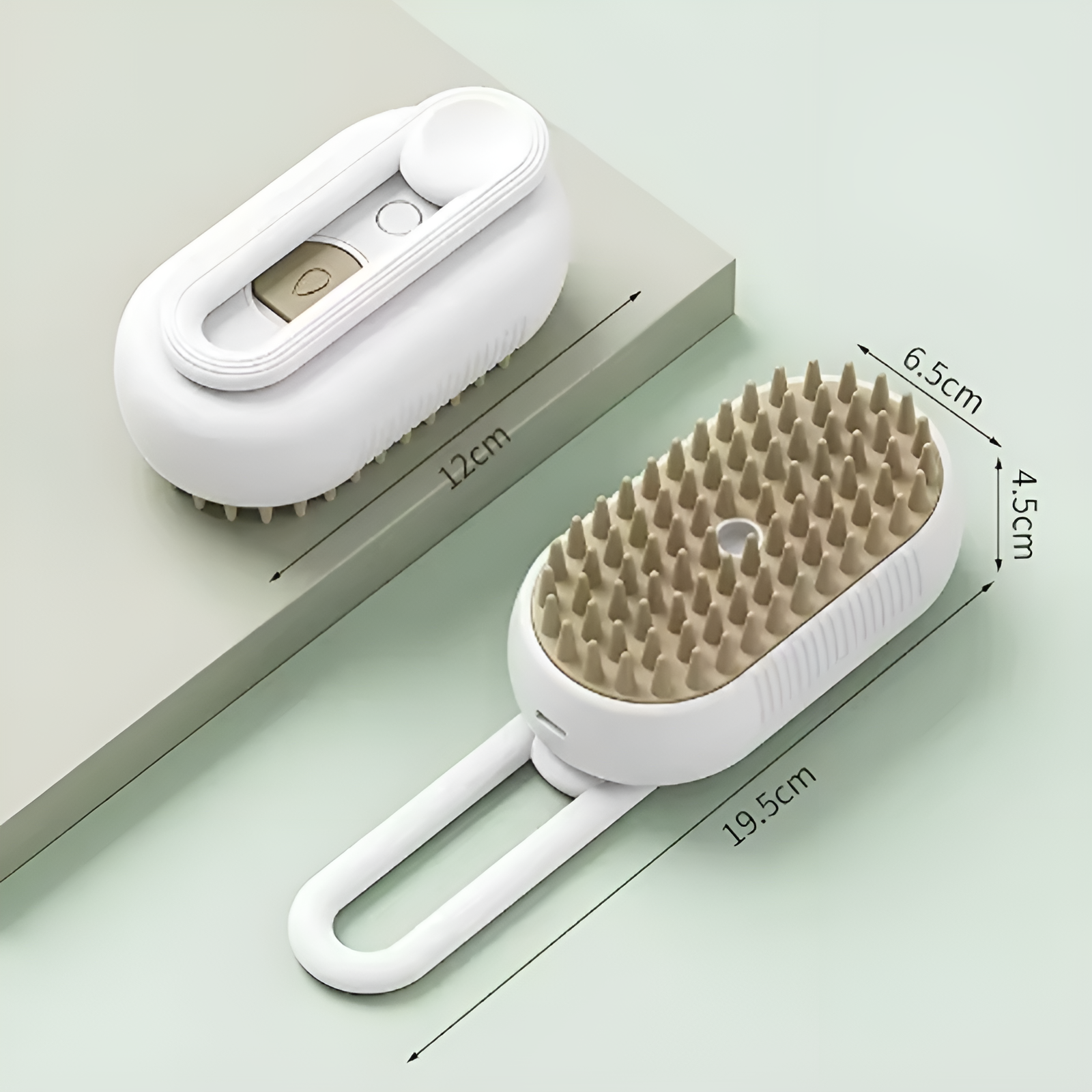 2-in-1 Mist Spray Pet Brush – Rechargeable Grooming & Massage Tool petcorner