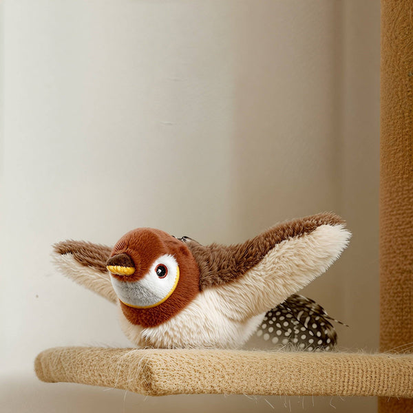 Flapping Bird Cat Toy – Realistic Movement, Sound & Endless Fun!