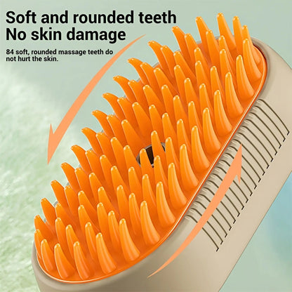 2-in-1 Mist Spray Pet Brush – Rechargeable Grooming & Massage Tool petcorner