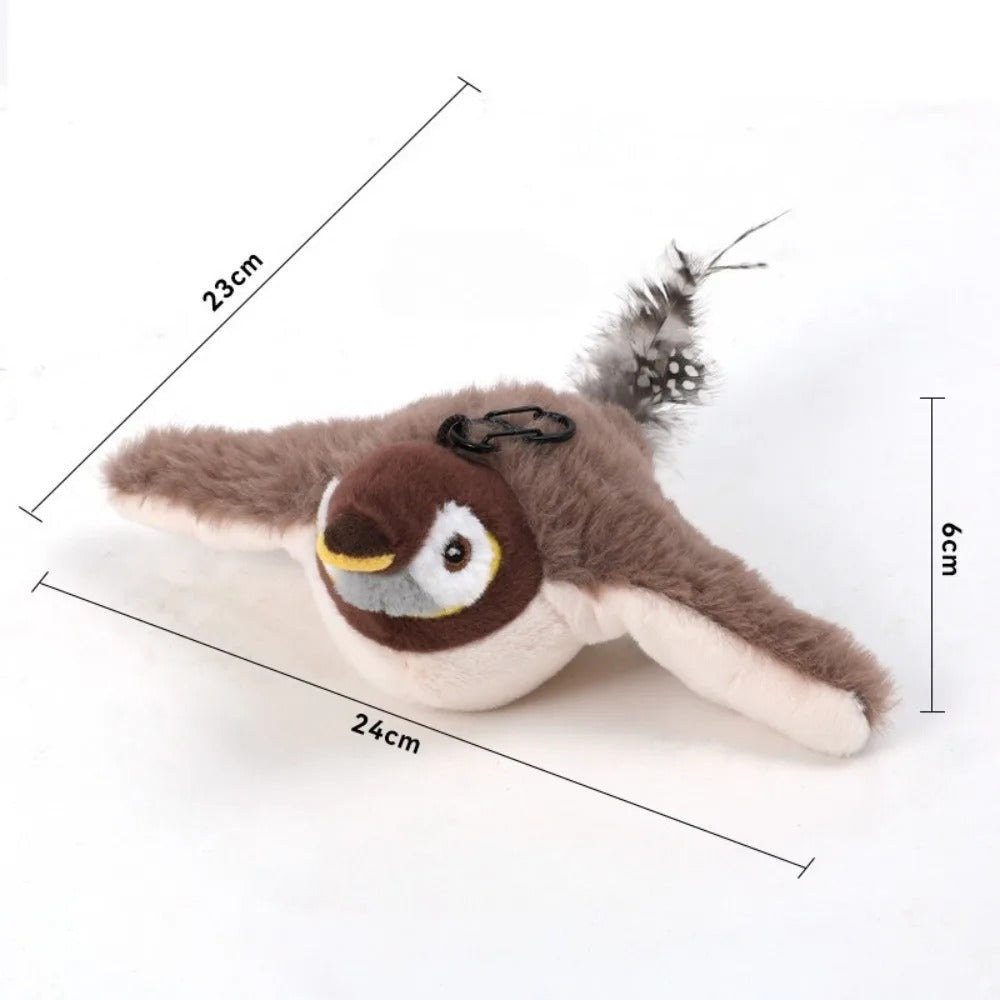 Flapping Bird Cat Toy – Realistic Movement, Sound & Endless Fun!