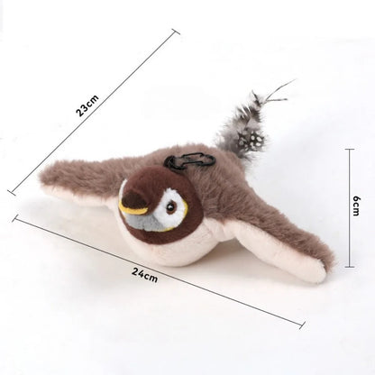 Flapping Bird Cat Toy – Realistic Movement, Sound & Endless Fun!